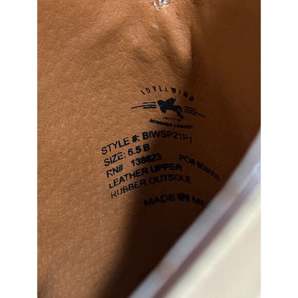 Idyllwind Lawless Western Performance Boots Brown Leather Size 6.5 Lightly Worn - Picture 16 of 16